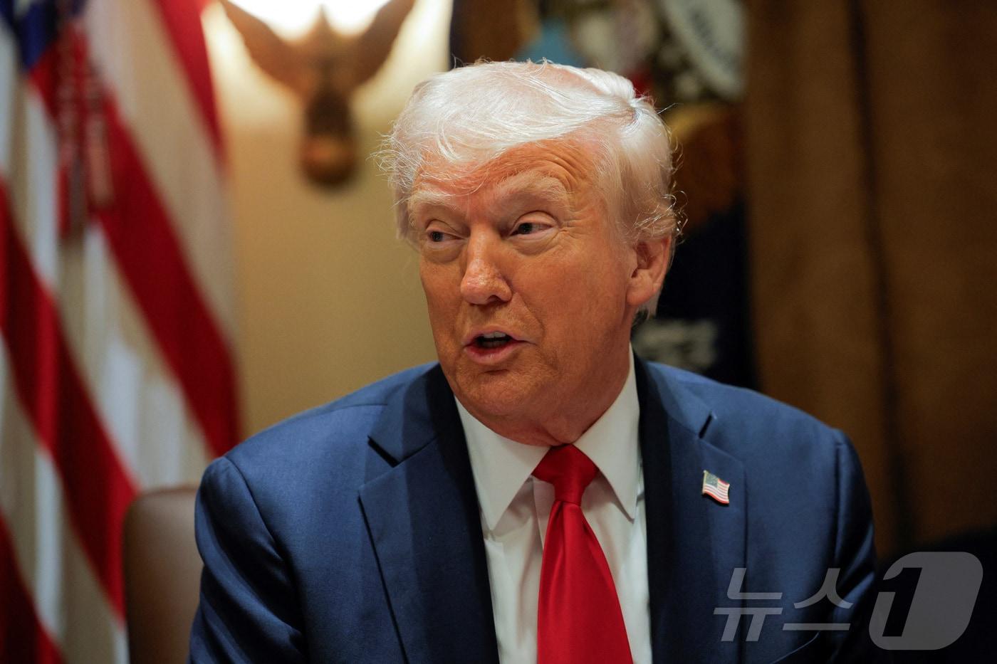 도널드 트럼프 미국 대통령. 2025.02.26 ⓒ 로이터=뉴스1 ⓒ News1 김지완 기자