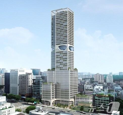 본문 이미지 -  청담동 52-3번지 일대 예상 조감도 (서울시 제공)