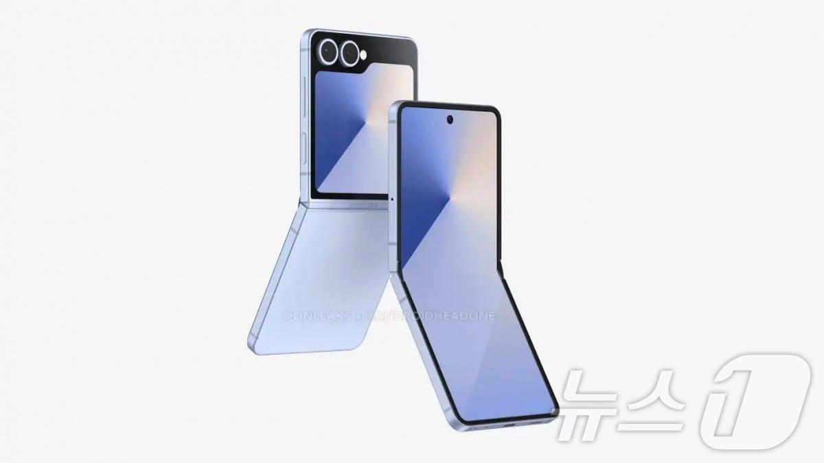 본문 이미지 - 갤럭시Z플립7 예상 렌더링 이미지&#40;온리크스·안드로이드 헤드라인 갈무리&#41;/뉴스1
