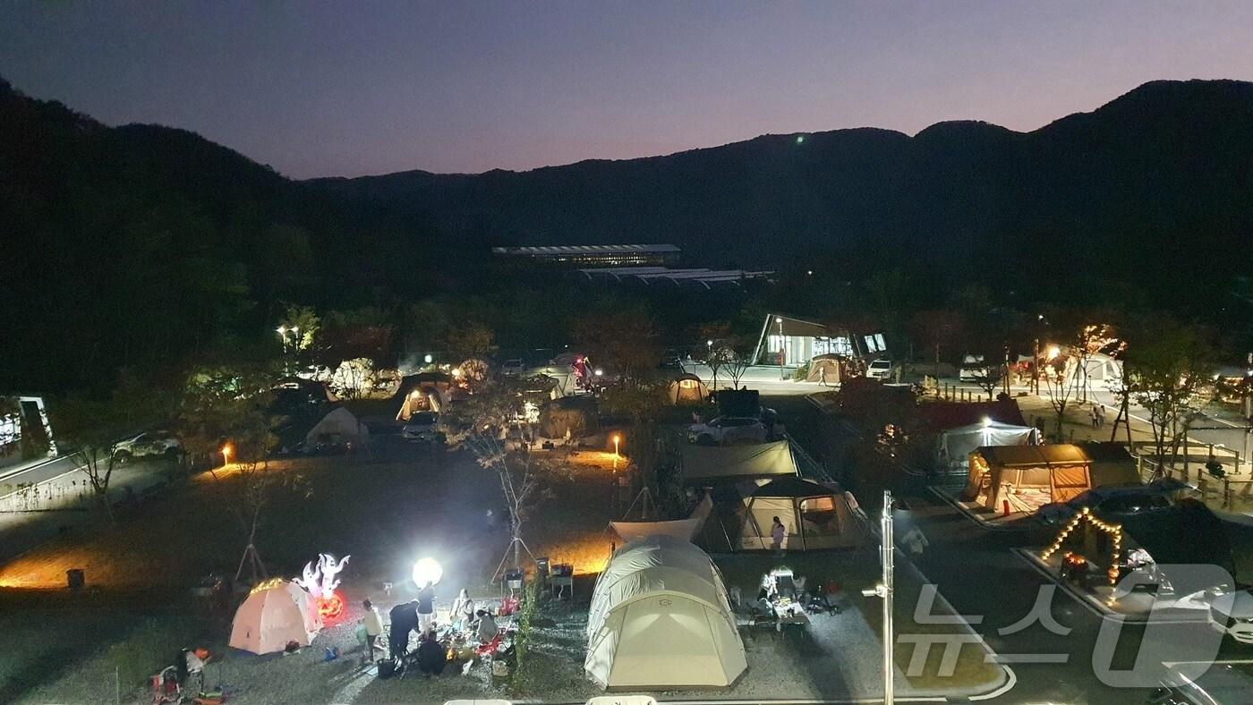 보은군 삼가농촌체험관 야간 모습 (보은군 제공. 재판매 및 DB금지) /뉴스1