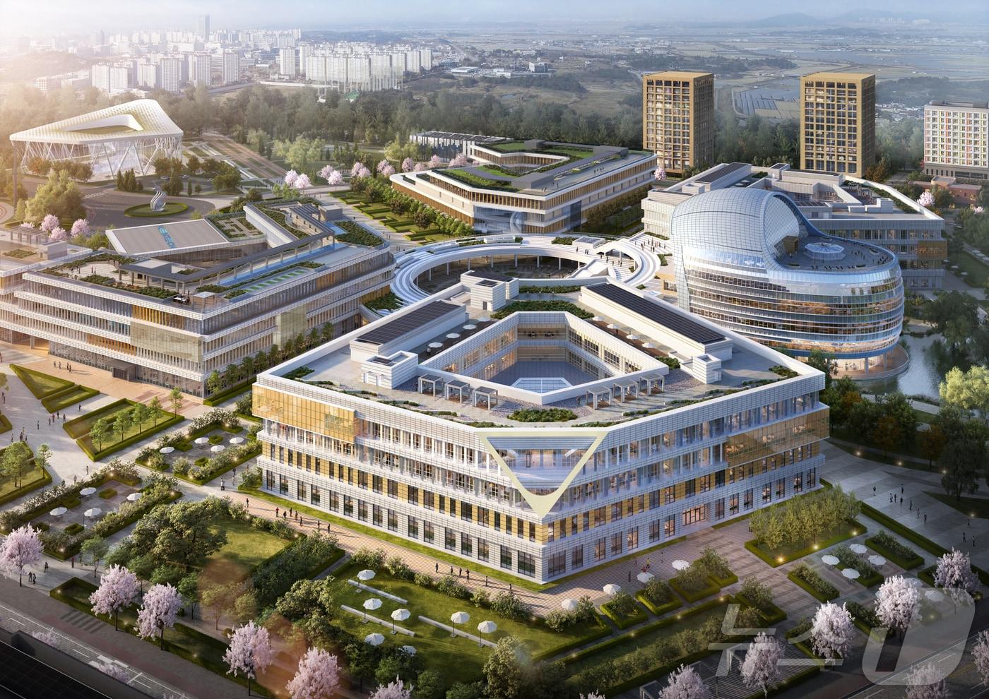 한국에너지공과대학교 조감도.&#40;켄텍 제공, 재배포 및 DB 금지&#41; /뉴스1