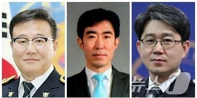 본문 이미지 - (왼쪽부터) 소준관 전북청 홍보계장, 양재승 전북청 강력계장, 한민 전주완산서 정보과장(전북경찰청 제공. 재판매 및 DB금지)