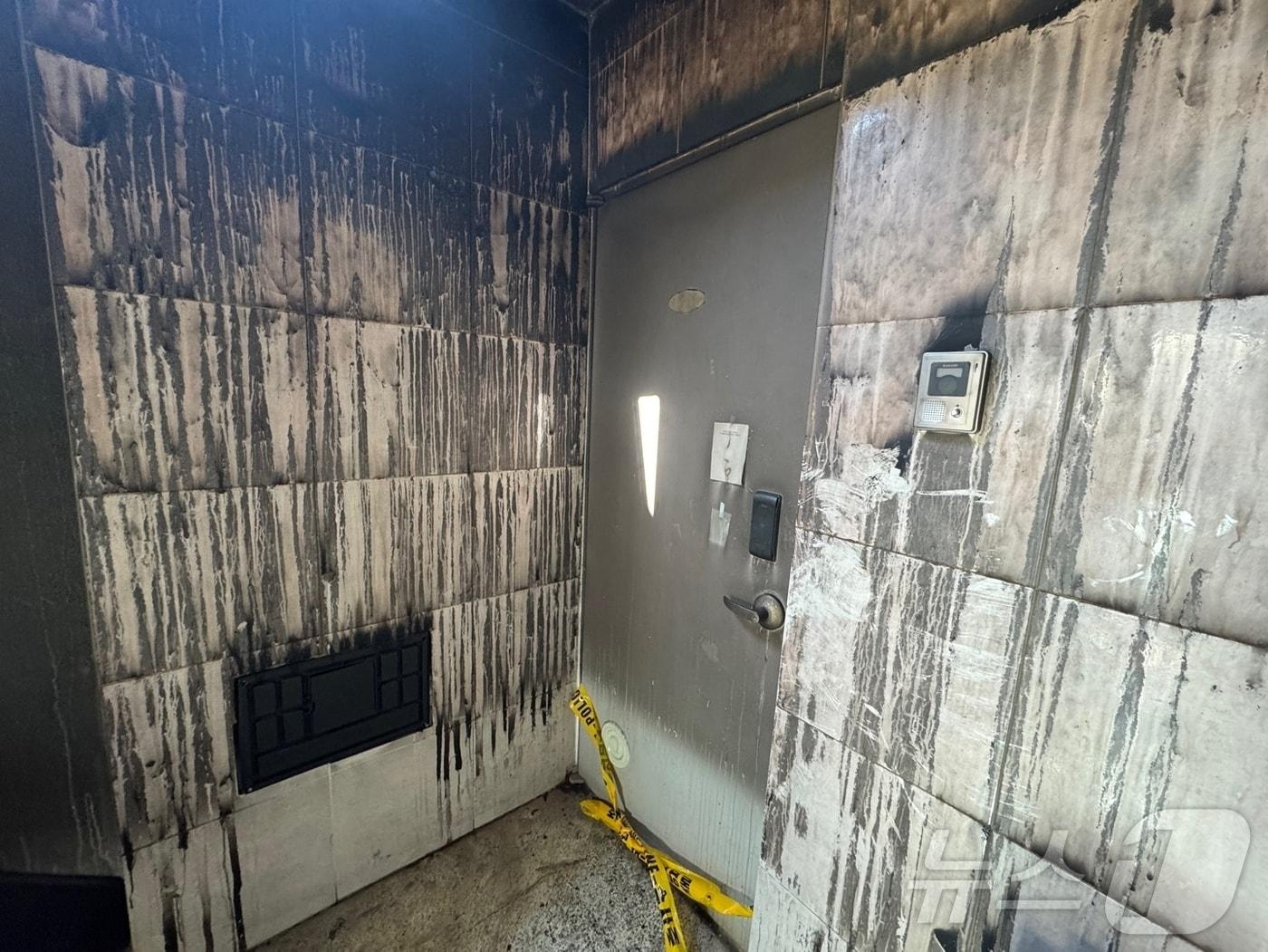 본문 이미지 - 인천시 서구 심곡동 빌라 화재 현장. /뉴스1