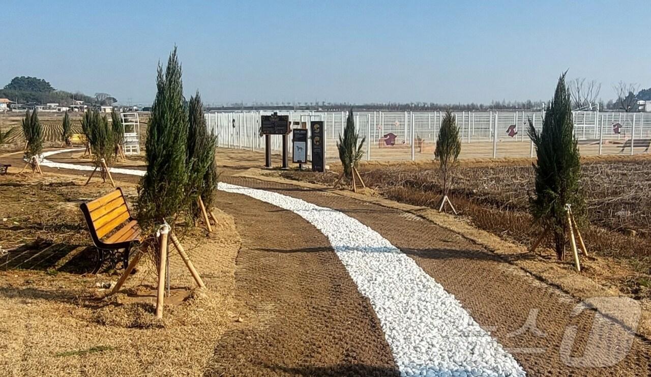 본문 이미지 -  부안군은 반려동물 놀이터 동절기 휴장 기간을 마치고 3월 1일 재개장한다.(부안군 제공. 재판매 및 DB금지)2025.2.27/뉴스1