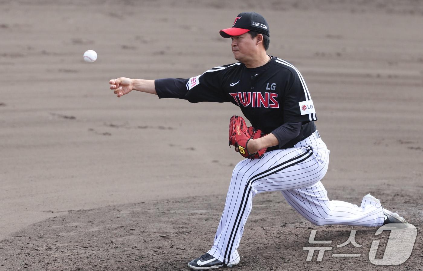 LG 트윈스 투수 심창민. 2025.2.27/뉴스1 ⓒ News1 허경 기자