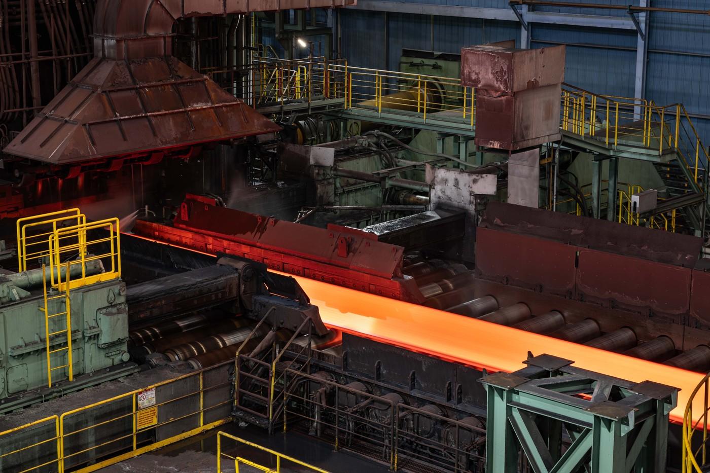 고망간강 후판 생산공정&#40;포스코그룹 제공&#41;