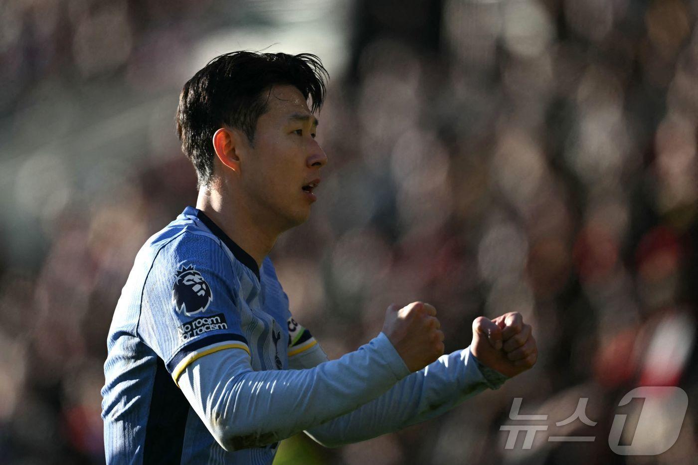 토트넘 홋스퍼의 손흥민. / ⓒ AFP=뉴스1