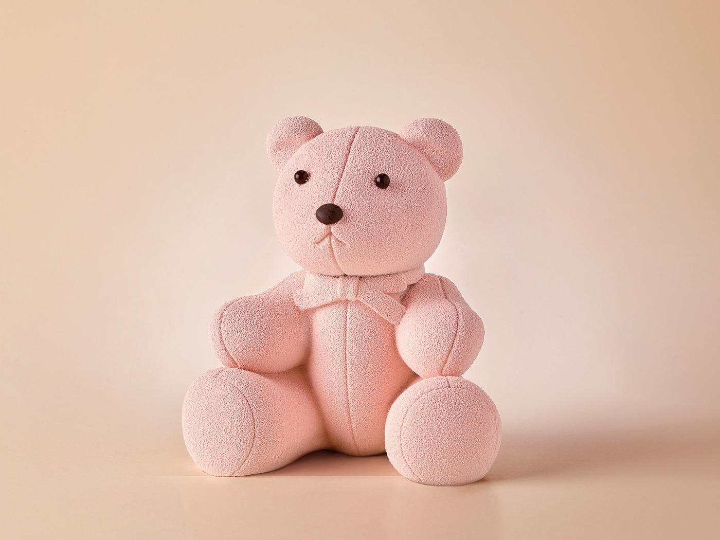 본문 이미지 -  '신라베어스 스위트 위스퍼' 케이크.(호텔신라 제공).