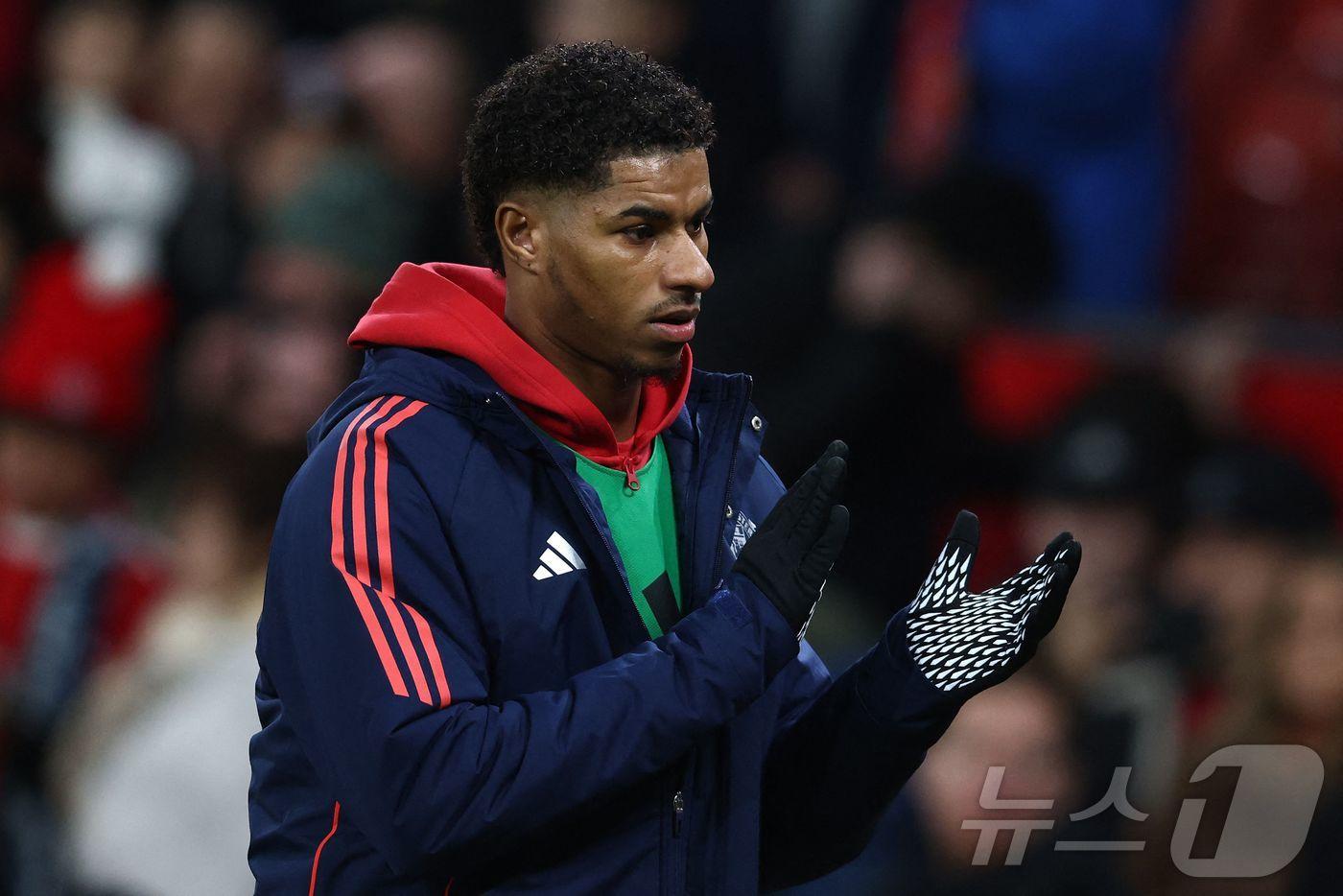 잉글랜드 프리미어리그(EPL) 애스턴 빌라오 임대 이적한 마커스 래시포드.  ⓒ AFP=뉴스1