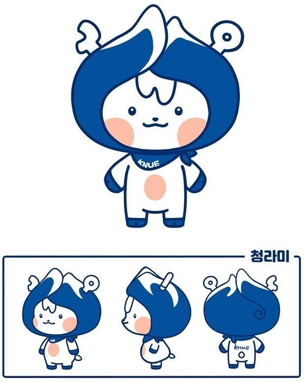 본문 이미지 - 한국교원대학교 새로운 마스코트 캐릭터 청라미.(한국교원대학교 제공)/뉴스1