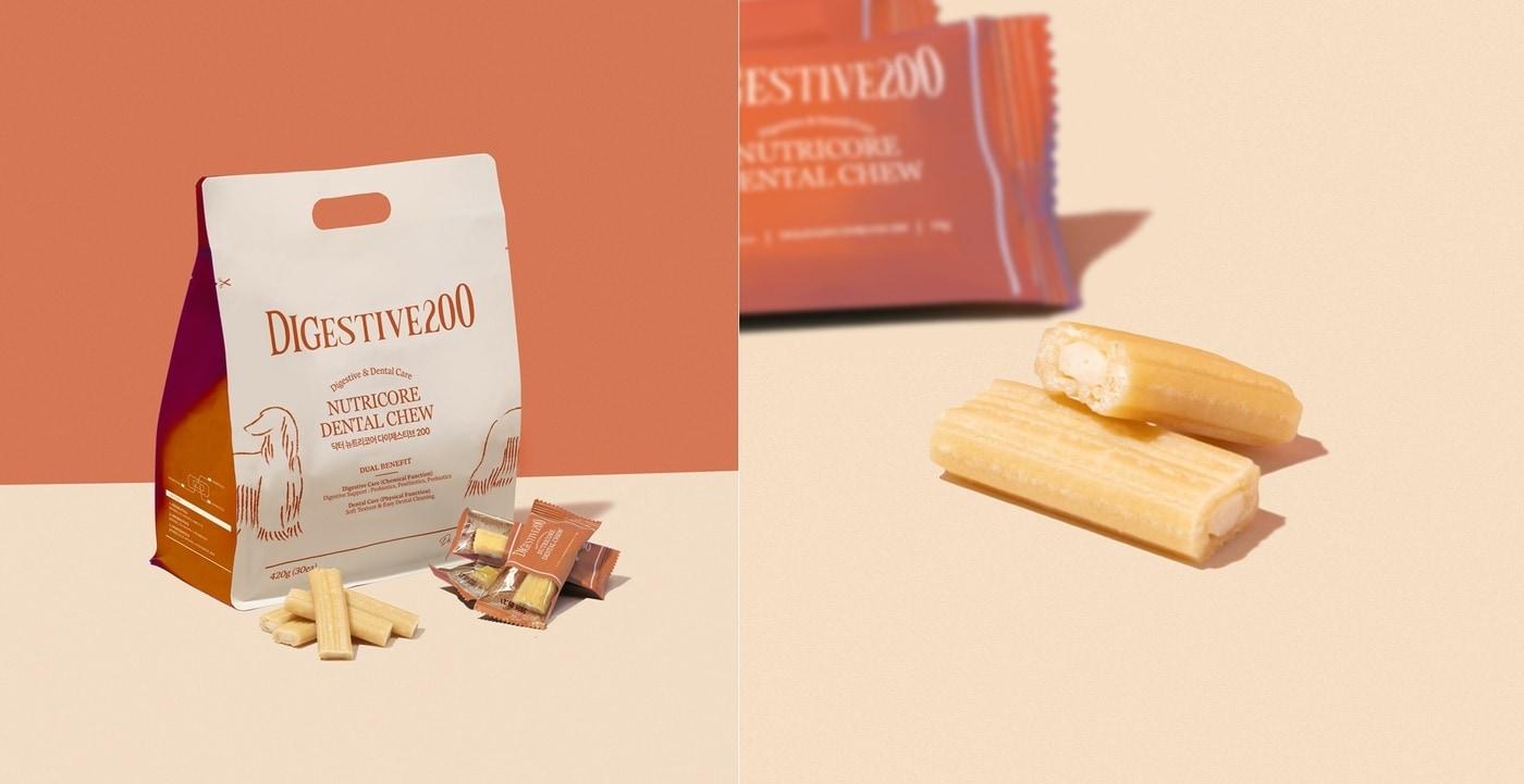 반려동물 헬스케어 브랜드 어반포즈가 덴탈껌과 영양제를 결합한 반려동물 간식 브랜드 ‘닥터뉴트리코어’의 세 번째 제품 &#39;다이제스티브 200&#39;을 출시했다. &#40;어반포즈 제공&#41; ⓒ 뉴스1