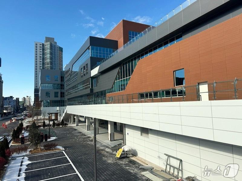 본문 이미지 - 최근 준공한 빛고을 창업 스테이션 전경.(광주시 제공)/뉴스1 