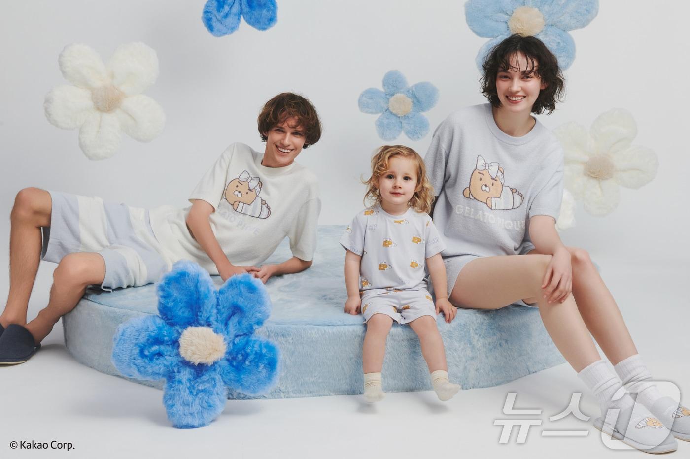 젤라또피케와 카카오프렌즈의 협업 컬렉션.&#40;젤라또피케 제공&#41;