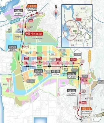 본문 이미지 - 청라연장선 노선도(인천시 제공) / 뉴스1