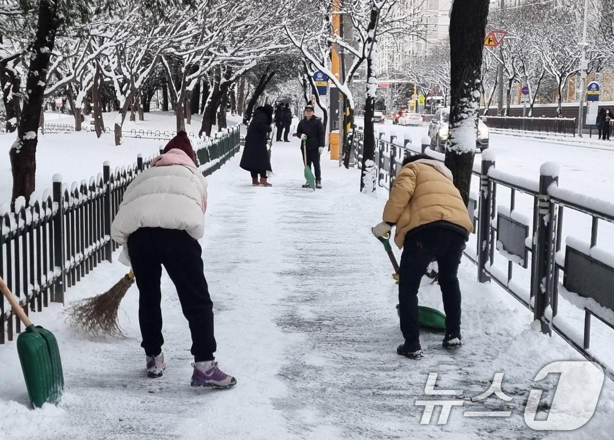 본문 이미지 - 광주시 대설·한파 총력 대응.(광주시 제공)/뉴스1 