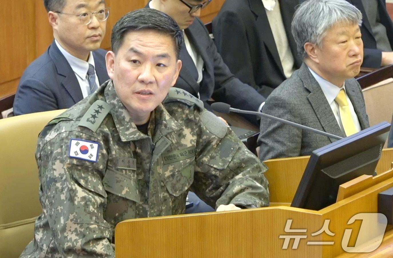 본문 이미지 - 이진우 전 육군 수도방위사령관. &#40;헌법재판소 제공&#41; 2025.2.4/뉴스1