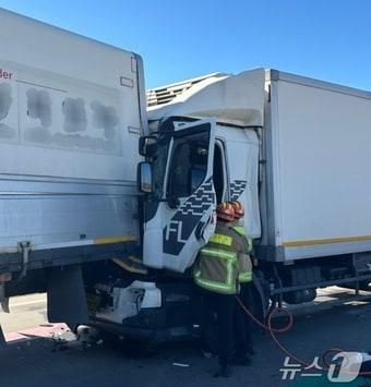 본문 이미지 - 사고 차량&#40;독자 제공&#41;. 2025.2.4