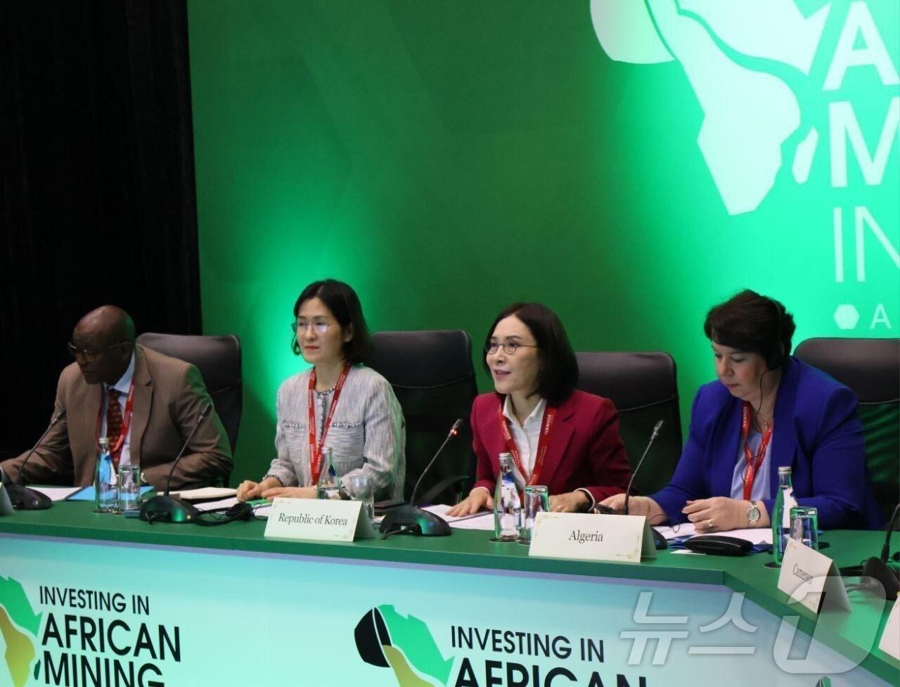 본문 이미지 - 강인선 외교부 2차관은 4일 남아프리카 케이프타운에서 제1차 &#39;한-아프리카 핵심광물 대화&#39;를 주재했다. 2025.02.05 &#40;외교부 제공&#41; 