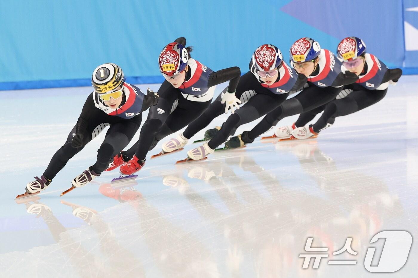 본문 이미지 - 대한민국 쇼트트랙 대표팀/뉴스1 ⓒ News1 이승배 기자