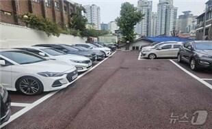 본문 이미지 - 부설주차장 개방 후 모습.(서울시 제공)