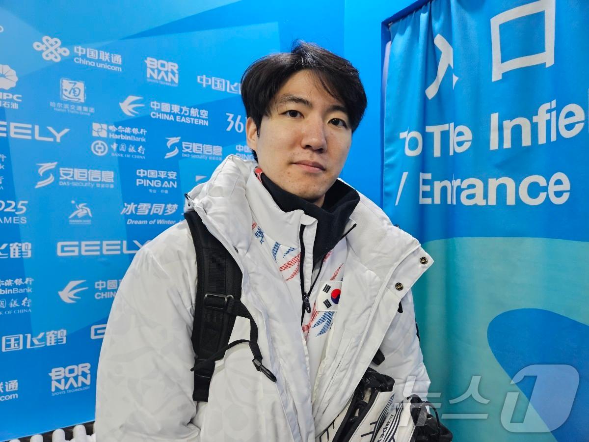 본문 이미지 -  남자 스피드스케이팅 대표팀의 차민규ⓒ News1 안영준 기자