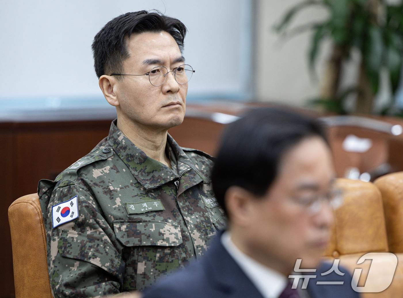 본문 이미지 - 김대우 전 방첩사령부 수사단장. /뉴스1 ⓒ News1 이재명 기자