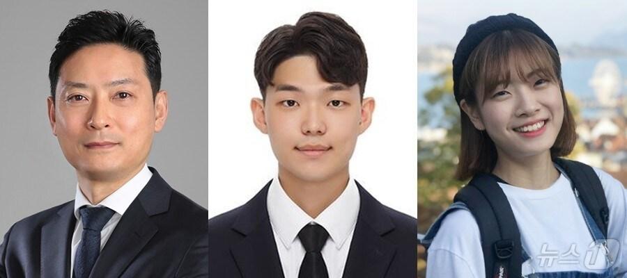 본문 이미지 - 왼쪽부터 삼육대 인공지능융합학부 류한철 교수, 정승환 석박사통합과정 학생, 여운하 박사과정 학생. (삼육대 제공)