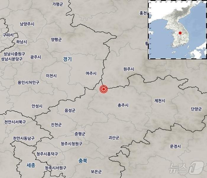 본문 이미지 - 충주 지진.(기상청 제공).2025.02.07./뉴스1
