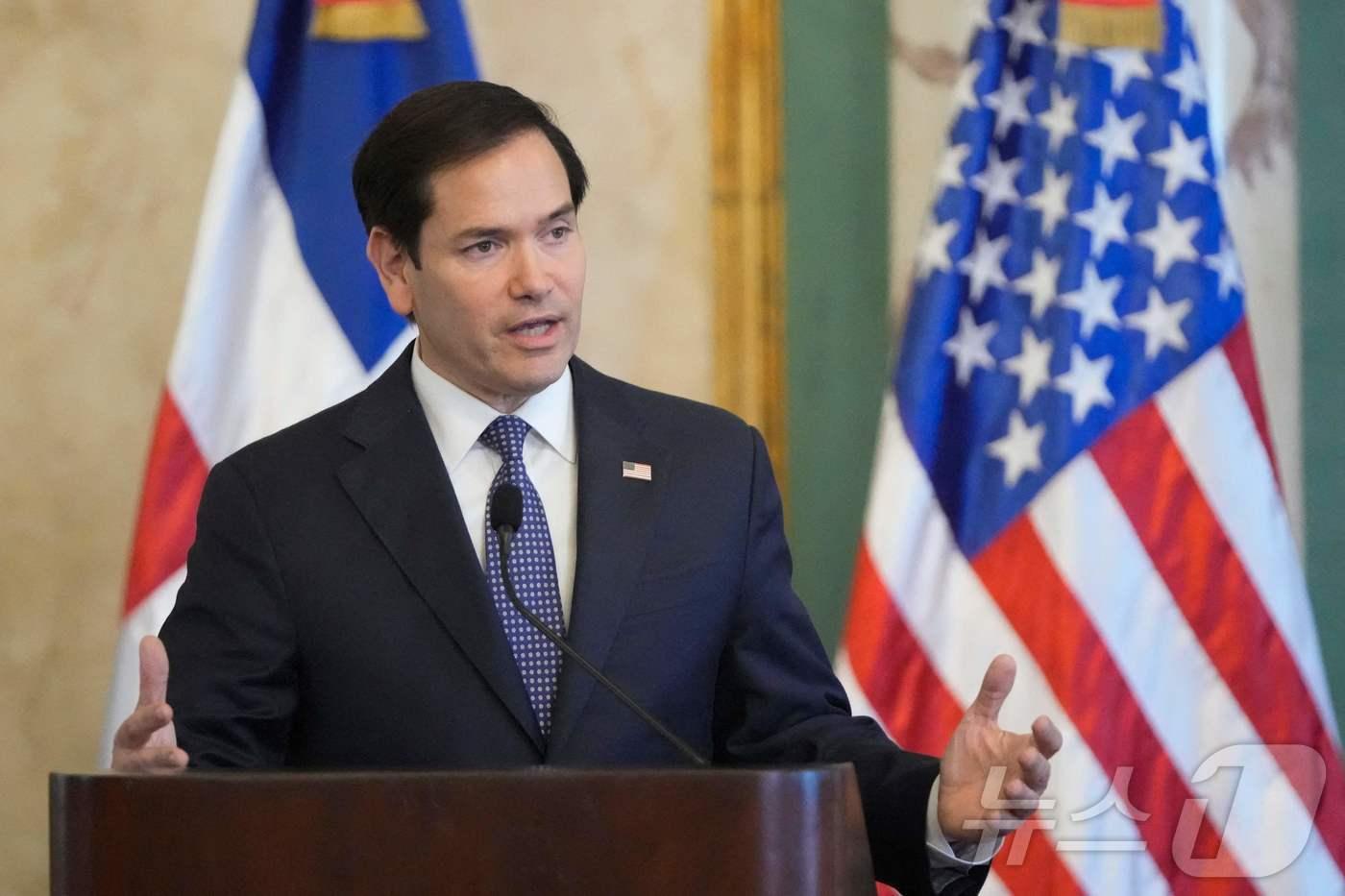 본문 이미지 - 마코 루비오 미국 국무장관. ⓒ AFP=뉴스1 ⓒ News1 우동명 기자
