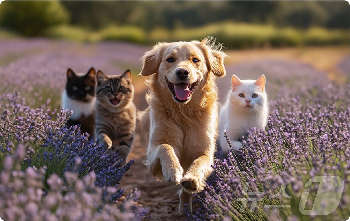 본문 이미지 - AI로 제작한 반려동물 모습(포포즈 제공) ⓒ 뉴스1