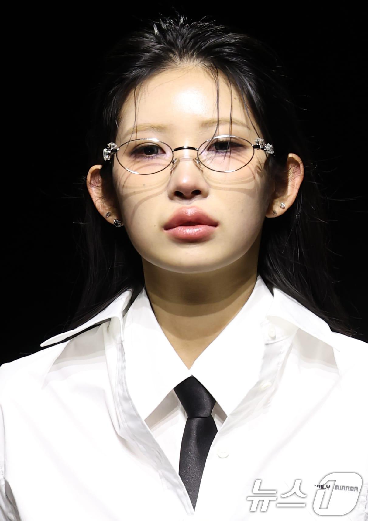 본문 이미지 - ‘故 최진실 딸’ 최준희가 무대공포증을 극복하고 완벽한 런웨이를 선보였다. ⓒ News1 권현진 기자