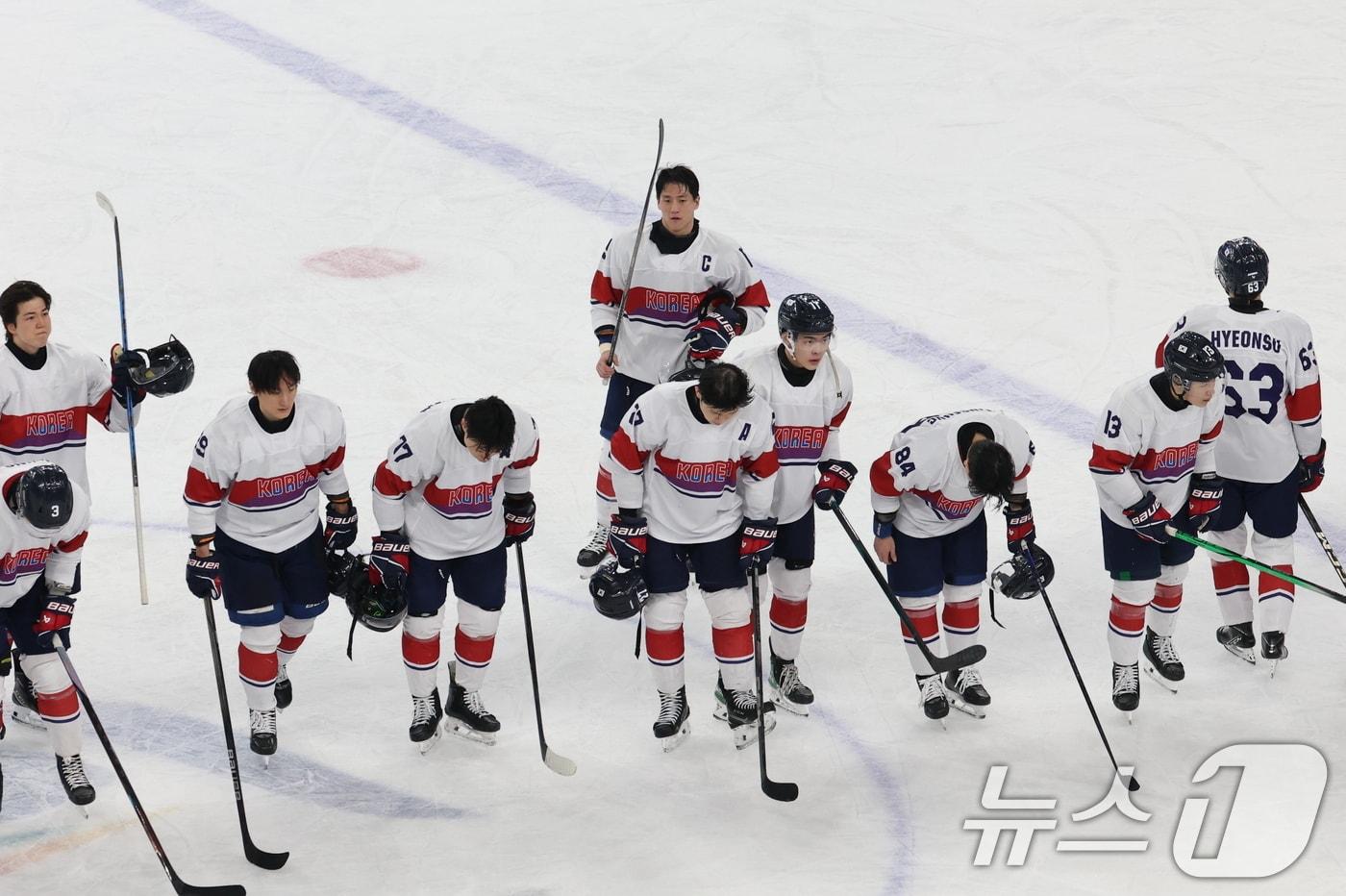 남자 아이스하키 대표팀. /뉴스1 DB ⓒ News1 이승배 기자