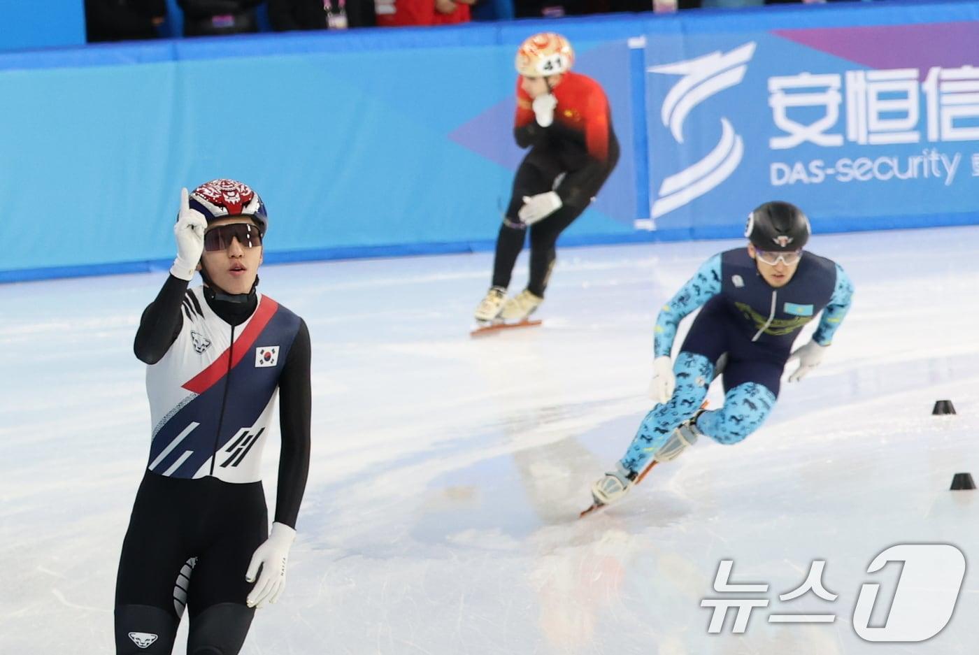 한국이 혼성계주 금메달을 차지했다.ⓒ News1 이승배 기자