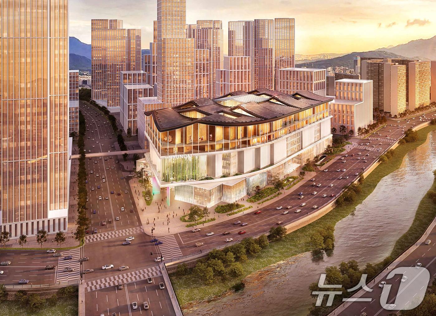 본문 이미지 - 더현대 광주 투시도.&#40;광주시 제공. 재판매 및 DB 금지&#41;/뉴스1