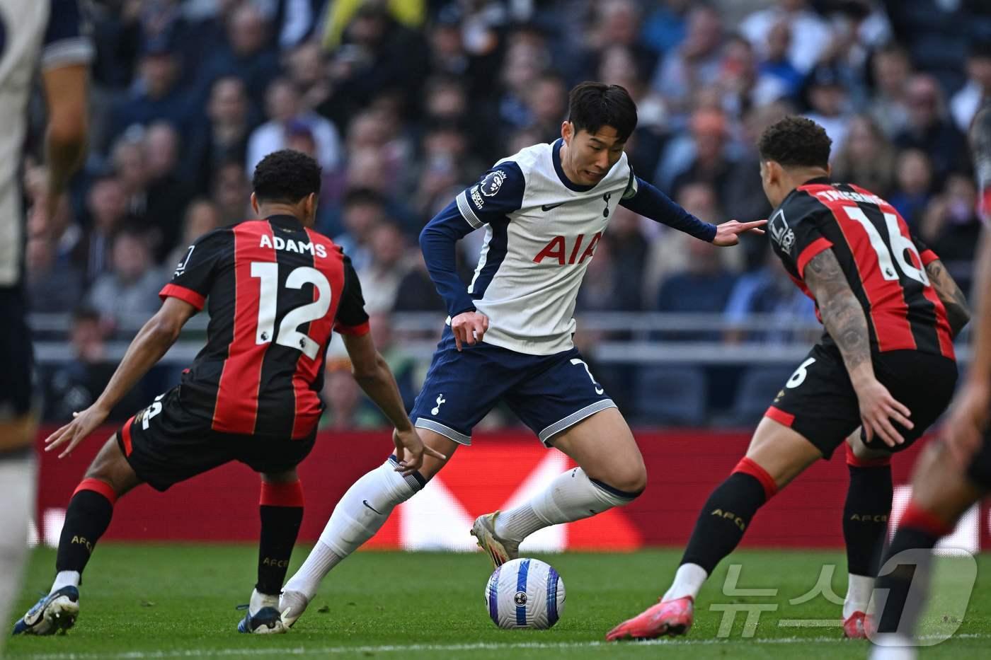 토트넘 홋스퍼의 손흥민. ⓒ AFP=뉴스1