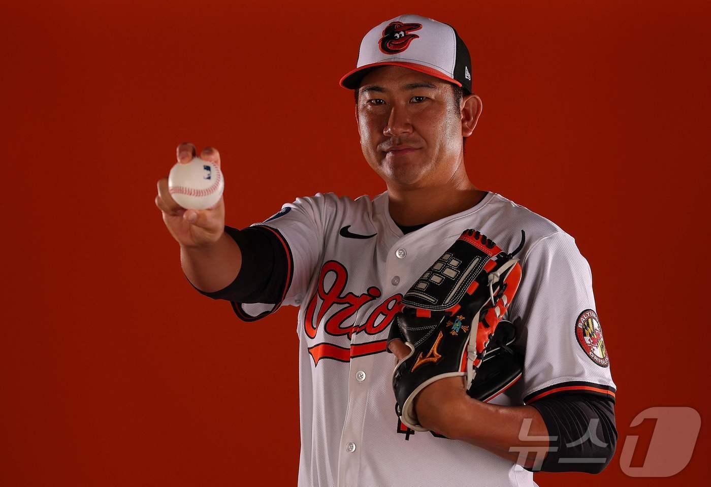 볼티모어 오리올스에 입단한 스가노 도모유키. ⓒ AFP=뉴스1