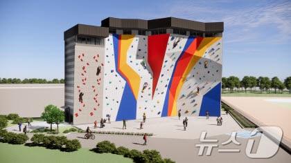 본문 이미지 - 파주 인공암벽장 투시도. (파주시 제공, 재판매 및 DB금지)