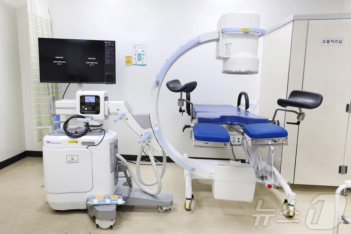 계명대 동산병원은 10일 대구·경북 처음으로 비디오 요역동학검사 장비를 도입했다고 밝혔다. (계명대 동산병원 제공. 재판매 및 DB 금지)/뉴스1