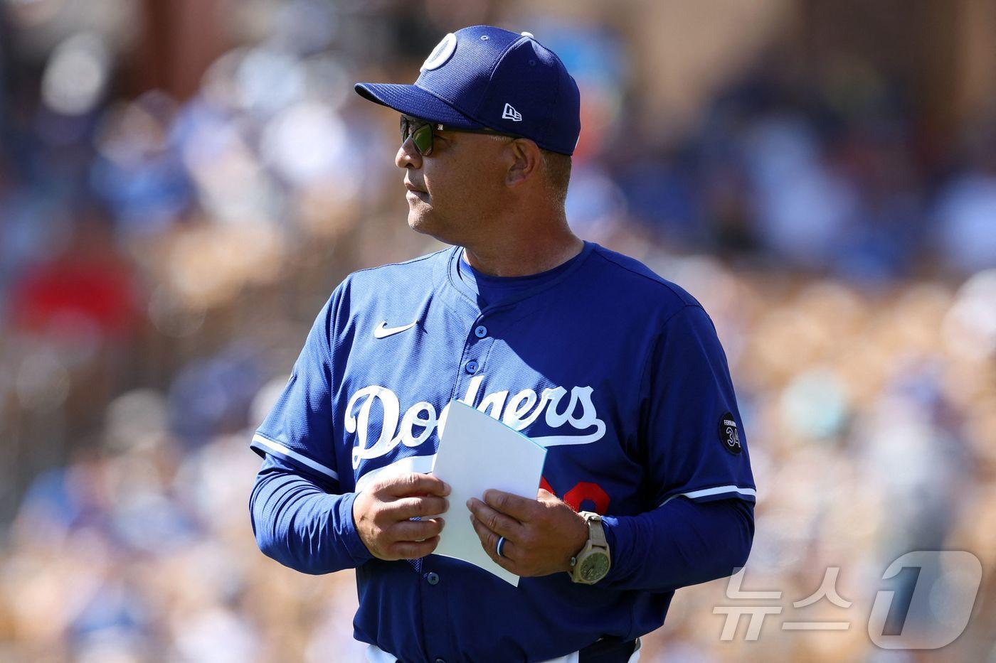 LA 다저스 데이브 로버츠 감독. ⓒ AFP=뉴스1