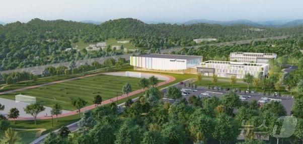 본문 이미지 - 서울올릭픽기념국민체육진흥공단 원주스포츠가치센터 조감도. (원주시 제공. 재판매 및 DB금지) 2025.3.11/뉴스1