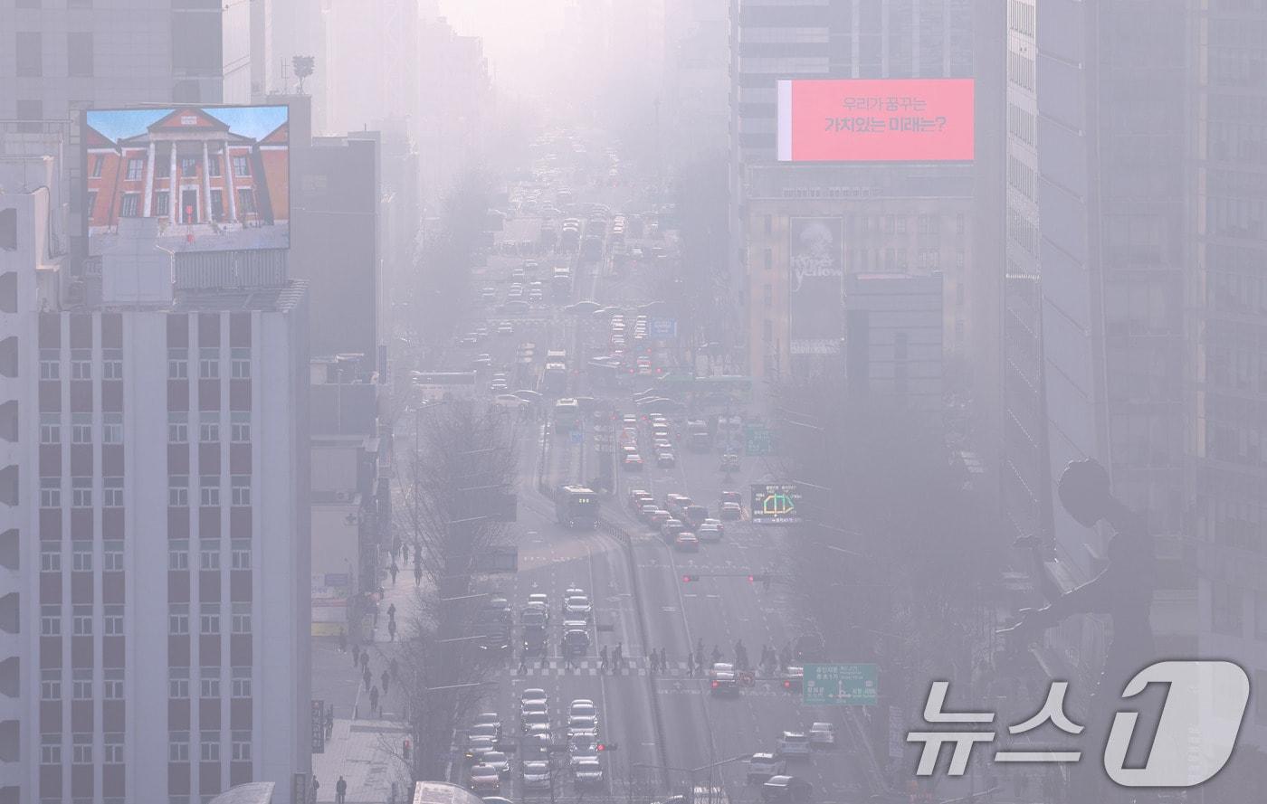 본문 이미지 - 미세먼지 자료사진./뉴스1 ⓒ News1 박지혜 기자