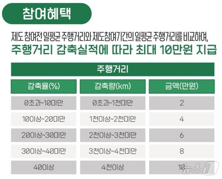 본문 이미지 - ‘탄소중립포인트제 자동차 분야’ 참여혜택 안내. /뉴스1