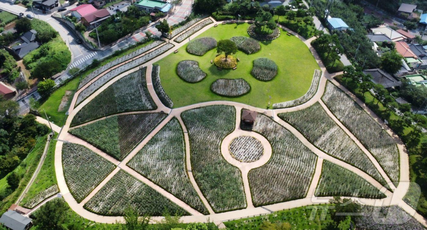 전남 장성무궁화공원.(장성군 제공. 재배포 및 DB 금지)