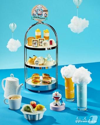 본문 이미지 - 도라에몽 애프터눈 티 세트(파라다이스 호텔 부산 제공)