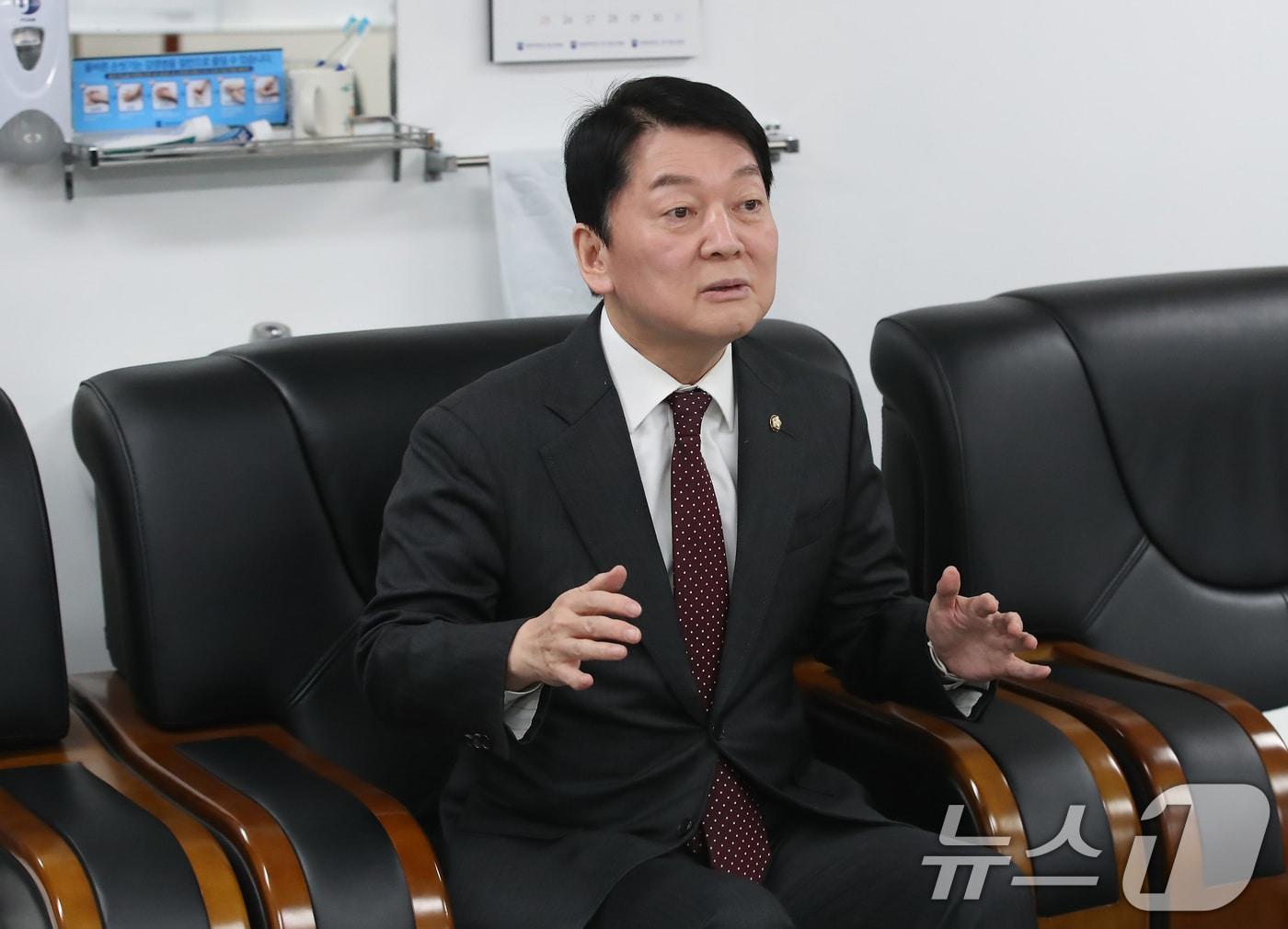 본문 이미지 - 안철수 국민의힘 의원. 2025.3.12/뉴스1 ⓒ News1 공정식 기자