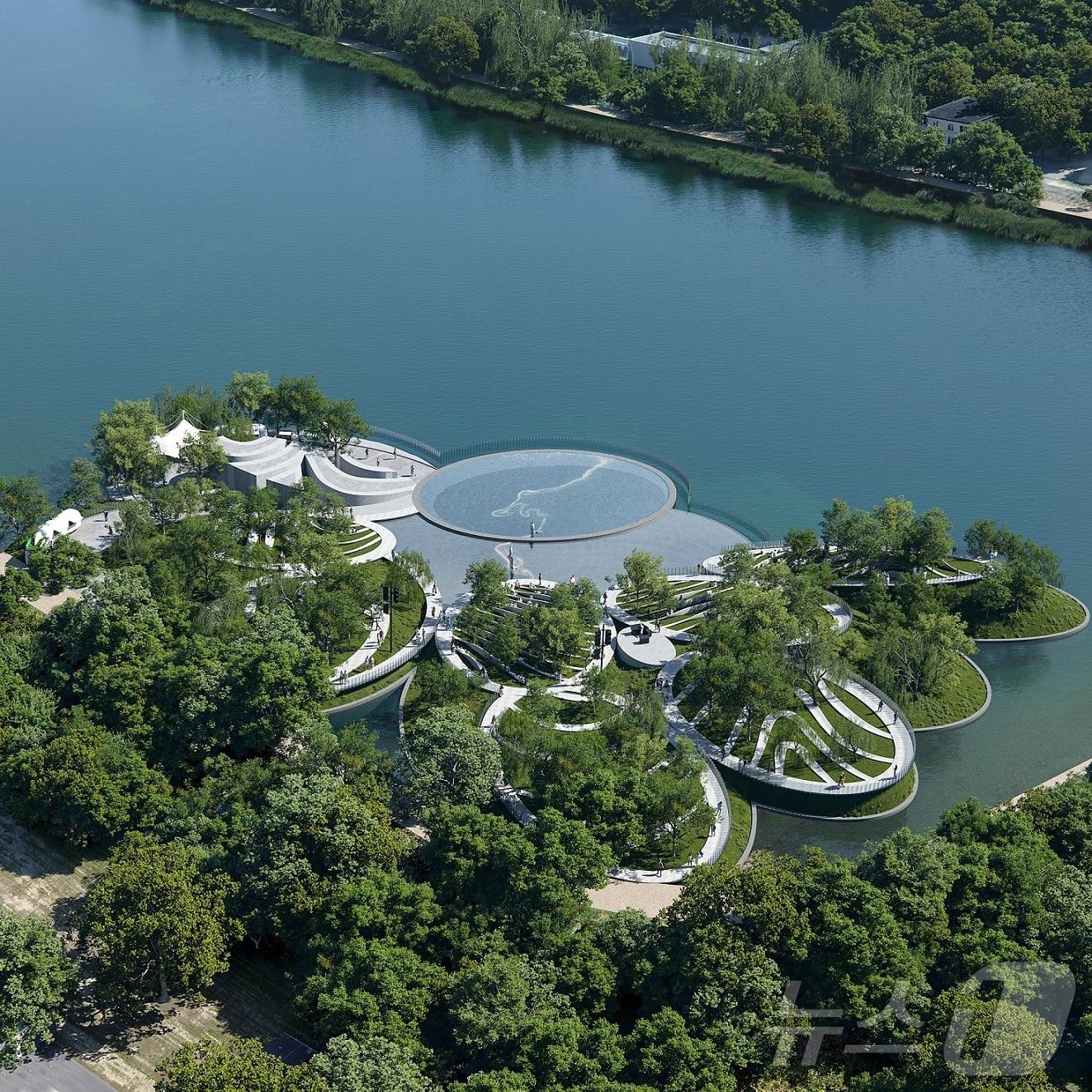 본문 이미지 - 대구 수성못 수상공연장 최종 당선작 조감도(재판매 및 DB 금지)