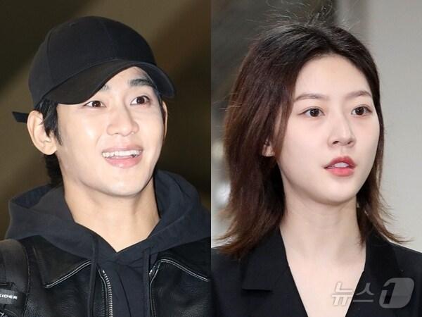 본문 이미지 - 배우 김수현(왼쪽), 고(故) 김새론 / 뉴스1DB