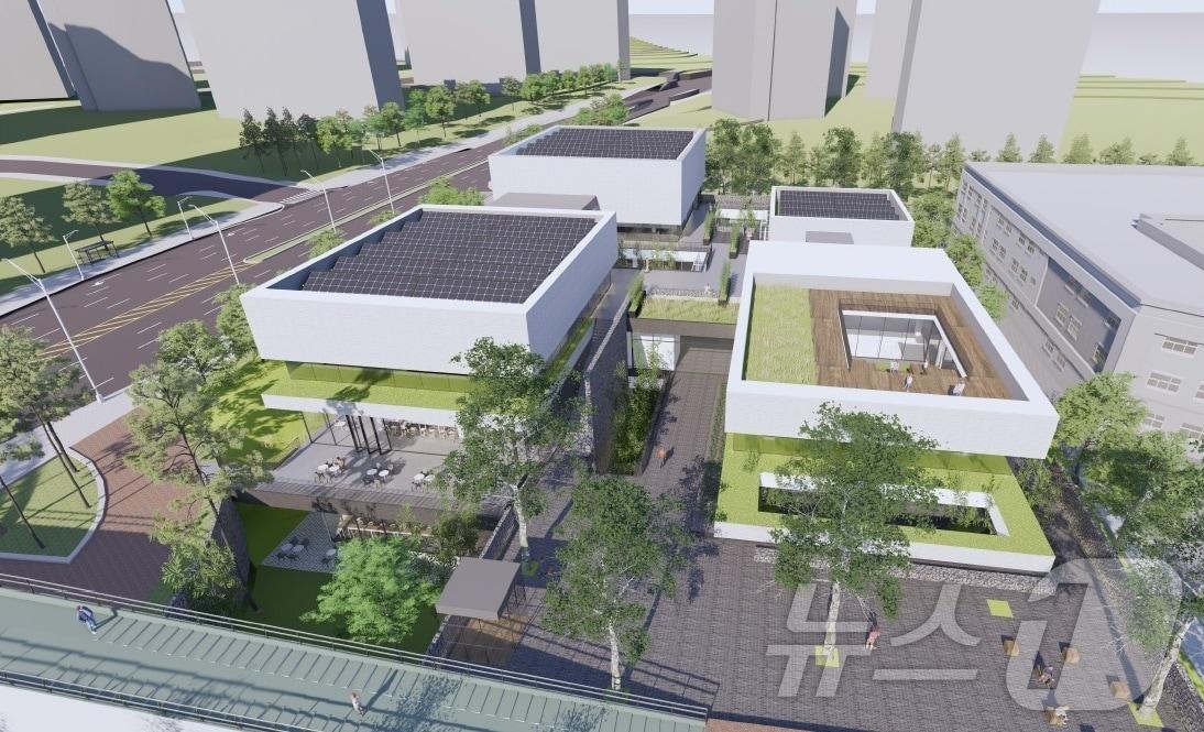 본문 이미지 - 화성중앙도서관 조감도 