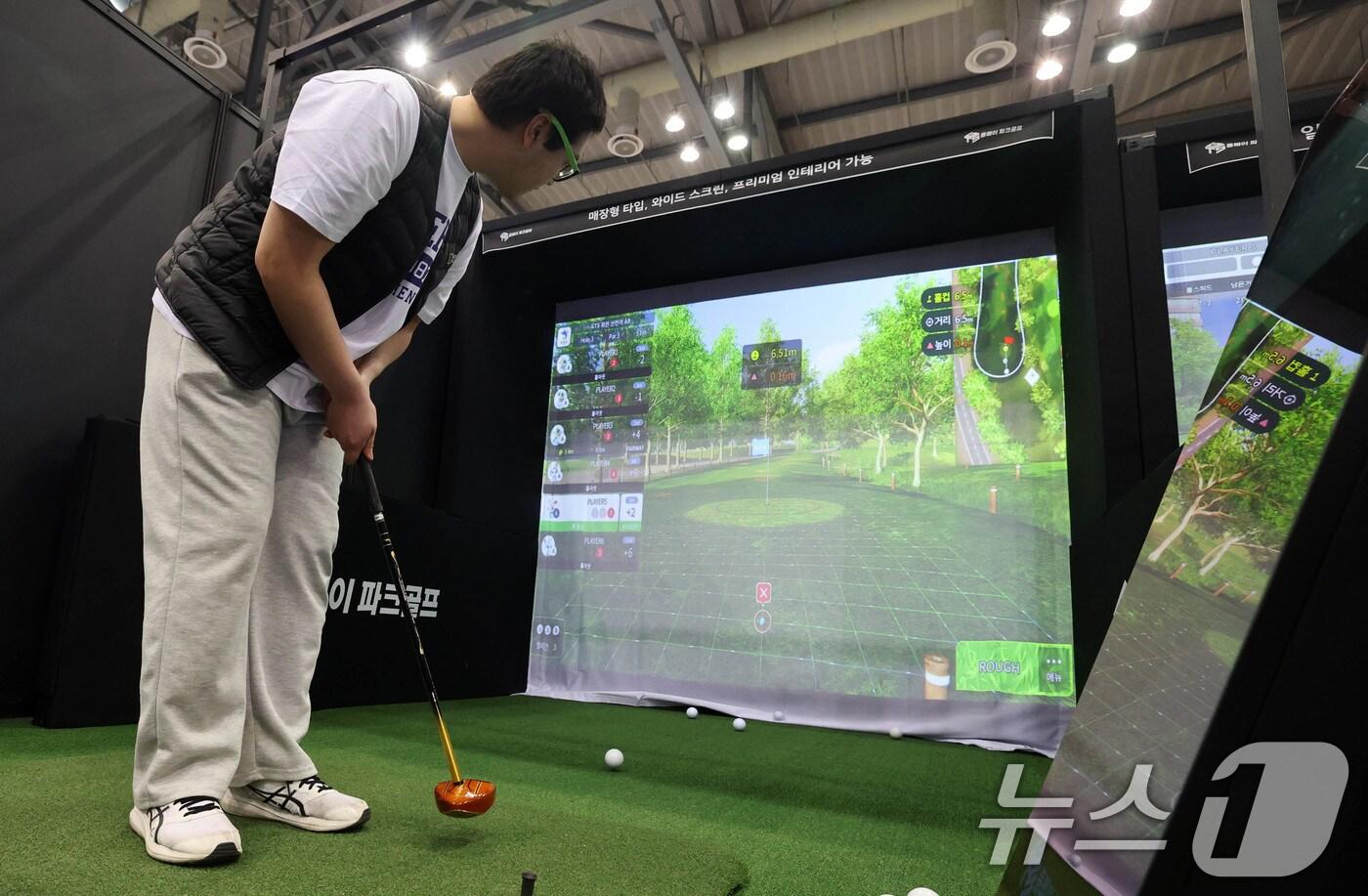 스크린 파크골프. (사진은 기사 내용과 무관함) / 뉴스1