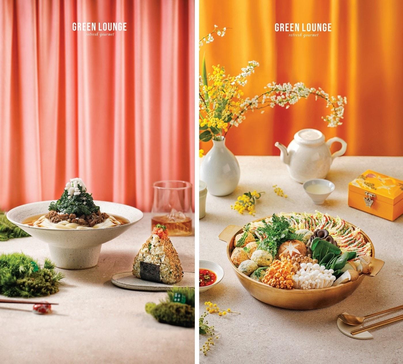 본문 이미지 - 아워홈 골프장 전용 브랜드 &#39;그린 라운지&#39; 봄 시즌 신메뉴 포스터.&#40;아워홈 제공&#41;